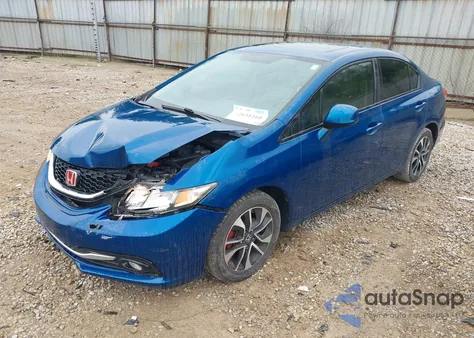 2013 Honda Civic Ex-L z USA, uszkodzony, nr VIN 2HGFB2F98DH503851